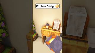 Minecraft Cozy Kitchen Design😲 shorts [upl. by Enilekaj]