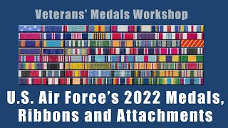 Air Force Medals Unit Awards and Attachments Medals of America [upl. by Ardiekal]