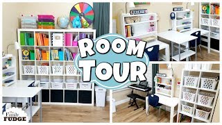 NEW Homeschool Room Tour  Classroom Organization 2018 🍎 [upl. by Adnuhsal]