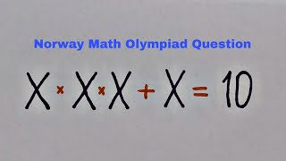 Norway Math Olympiad Question  Can you solve this❓ No talking❌ Math ASMR [upl. by Awad552]