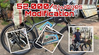 Decathlon Cycle Modification 😱😱😱BTWIN ST100 CONVERTED TO ELECTRIC CYCLE 🤔🤔JOYAL JOSHY [upl. by Yrac433]