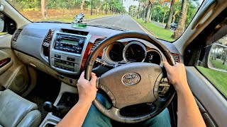 Driving POV TOYOTA FORTUNER 25 G TURBO DIESEL MT 2007  Acceleration amp Handling  Test Drive ASMR [upl. by Dustman932]