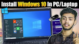 Download amp Install Windows 10  2024 Step By Step🔥  ISO Download amp Windows 10 installation💻🖥️ [upl. by Beckerman933]