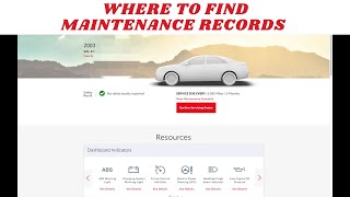 WHERE TO FIND SERVICE RECORDS maintenance records including accidents must know what you have [upl. by Fidelas]