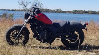 HONDA REBEL 500 REVIEW AN TEST DRIVE 2019 [upl. by Norita215]