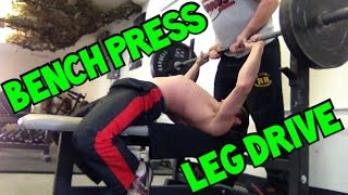 How To Use leg drive during the Bench Press [upl. by Adivad]