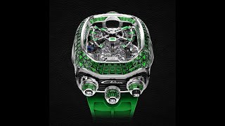 Jacob and Co 捷克豹 Bugatti Chiron Baguette Tsavorite Tourbillon BU80030BEUAABRUA shorts bovet [upl. by Ellekcim]