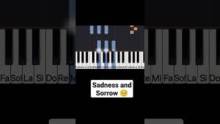 Sadness And Sorrow Piano tuto NARUTO 😍🥺 FACILE easy [upl. by Flynn]