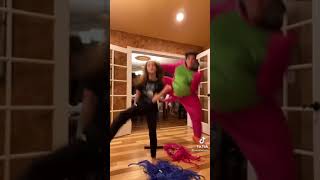 Barney Theme song remix dance gone wrong but funnier Tiktok video by joealbanese [upl. by Greta132]