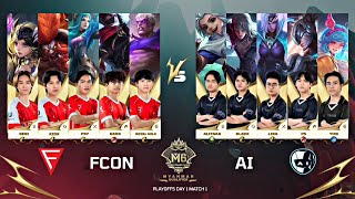 M6 MM Qualifier Playoff Stage  Match 1 Game 4  FALCON vs AI ESPORT  Mobile Legends [upl. by Inaliel]