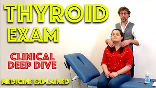 How to Perform A Thyroid Exam  Clinical Skills  Dr Gill [upl. by Nhguavahs488]