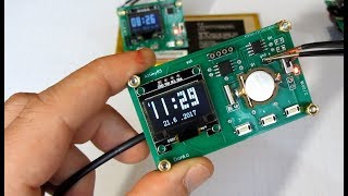 Attiny85 OLED Clocks [upl. by Ecnerol142]