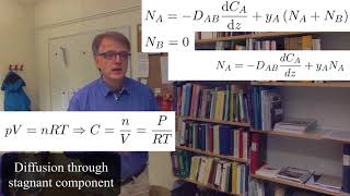 Diffusion through stagnant component [upl. by Caraviello]