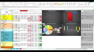 Finances personnelles Excel budget fortune et placements [upl. by Meeki]