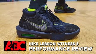 Nike LeBron Witness 8  Performance Review [upl. by Sennahoj]