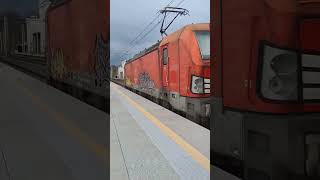 Przejazd Vectrona DB Cargo przez ZawiercieRp1 × 2 [upl. by Gunning]