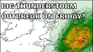 Big Thunderstorm Outbreak on Friday 17th September 2024 [upl. by Noseimaj62]