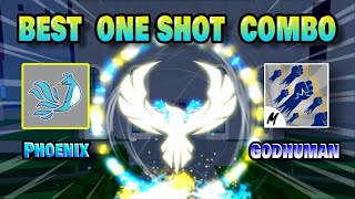 『Phoenix  Godhuman  Human v4 』Combo And Bounty hunting  Blox fruits [upl. by Leoine977]