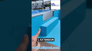 Piscine horssol entièrement sur mesure de 670 x 3  piscinehorssol été kitpool piscine pool [upl. by Jair]