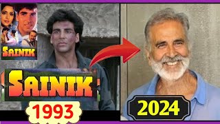 Sainik 1993 Star Cast Then and Now  Unbelievable [upl. by Nysila904]