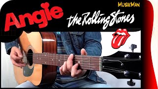 ANGIE 💔  The Rolling Stones  GUITAR Cover  MusikMan N°198 🆕 [upl. by Hashimoto]