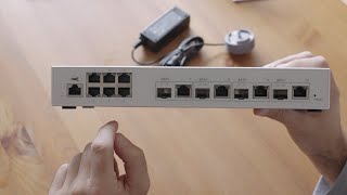 QNAP Managed Switch QSWM21064C  4x 10GbE SFP  RJ45 sowie 6x 25GbE  Highspeed für das Netzwerk [upl. by Lyndy]