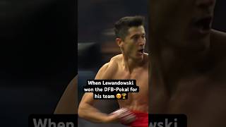 When Lewandowski scored THIS BEAUTY in the final of the DFBPokal 🔥🏆 [upl. by Luhey463]