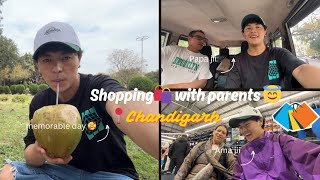 FAMILY FUN DAY IN CHANDIGARH  SHOPPING AT DECATHLON amp PARK PICNIC  SHOPPING WITH PARENTS [upl. by Bethezel871]