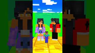 Help Aaron Win Favorite Run Challenge minecraftshorts aphmau [upl. by Naitsirk976]