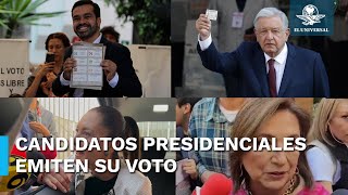 Así votaron AMLO y los candidatos presidenciales [upl. by Inavoig]