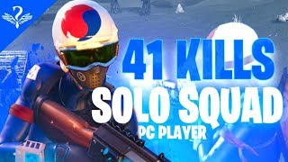 2回目の40キル越え41KILL SOLO SQUAD【Japan Record】【PC】【Fortnite Battle Royale】 [upl. by Aenat110]