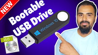 Windows 10 Bootable Pendrive Kaise Banaye Windows 10 ISO Download and Create USB Drive Using Rufus [upl. by Quintin]