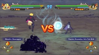 BORUTOKARMA PROGRESSION VS SASUKE Naruto Shippuden Ultimate Ninja Storm Connections RYZEN 3 3250U [upl. by Nnairek]