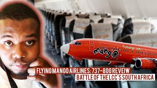 FLYING MANGO AIRLINES  Mango Boeing 737 Review  Battle of the LCCs South Africa [upl. by Rakso]