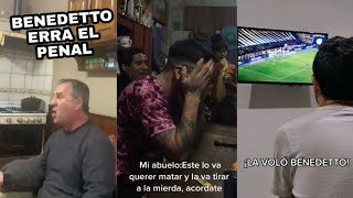 REACCIONES de HINCHAS al PENAL ERRADO de BENEDETTO vs CORINTHIANS [upl. by Vannie]