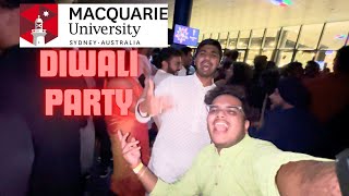 MACQUARIE UNIVERSITY DIWALI PARTY 2023  INTERNATIONAL STUDENT [upl. by Daphie]