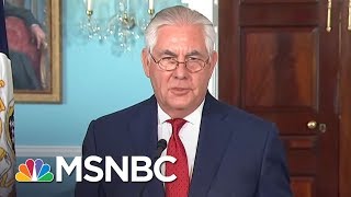 Secretary Rex Tillerson Does Not Deny Calling Donald Trump A Moron  MTP Daily  MSNBC [upl. by Normandy]