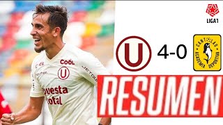 Universitario vs Cantolao resumen y goles  40  LIGA 1 2023 [upl. by Dadirac]