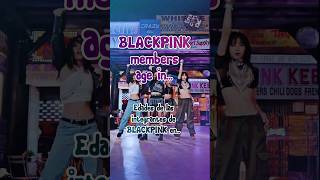 BLACKPINK members age in…Edades de las integrantes de BLACKPINK en… [upl. by Elleron]