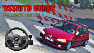 Assetto Corsa PEUGEOT 106 GTI GAZLAMA 2K Driving force GT [upl. by Novert]