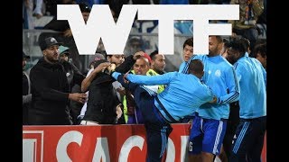 Patrice Evra KICKS Marseille fan [upl. by Neerhtak]