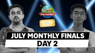 World Championship July Monthly Finals  Day 2  ClashWorlds  Clash of Clans [upl. by Ardra67]