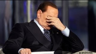 Silvio Berlusconi sentenced to jail over wiretap scandal [upl. by Oiredised920]