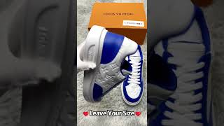 2024 Christmas Gift Real VS Fake Louis Vuitton Rivoli Sneakers unboxing checking [upl. by Ahseekat]