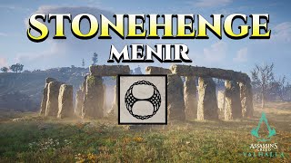 Menir Stonehenge  Assassins Creed Valhalla [upl. by Nylcsoj]