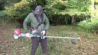 Review  Honda UMK425LE With Oregon Universal Brushcutter Blade [upl. by Sivraj]