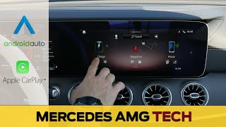 Mercedes AMG Media Screen  Apple CarPlay Android Auto Navigation and more [upl. by Margi]