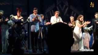 Vorhang quotElisabethquot 07062015 Dernière Deutsches Theater München [upl. by Llerred95]