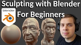 Sculpting with Blender For Beginners Tutorial [upl. by Fine127]