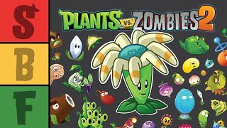 Ranking EVERY Plants vs Zombies 2 Plant [upl. by Akirahs612]